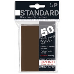 Ultra Pro Standard Card Sleeves Brown Standard (50ct) Standard Size Card Sleeves
